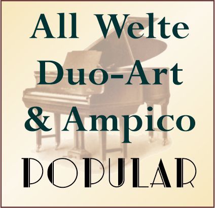 Ampico, Duo-Art & Welte Popular MIDI